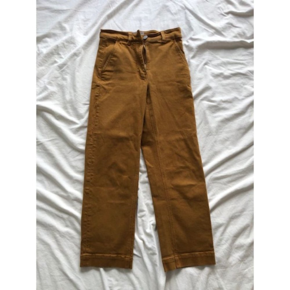 Everlane Straight Leg Tan Pants